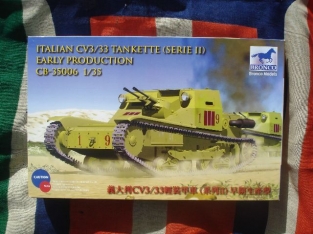 BRONCO CB-35006  Italian CV3/33 TANKETTE series II 